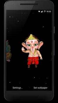 5D Ganesha HD Live Wallpaper screenshot 2