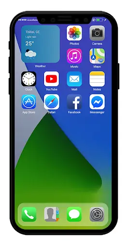 Launcher iOS 1 تصوير الشاشة