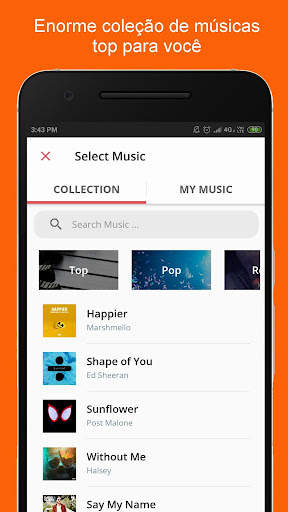 música na foto, crie histórias de música no Insta screenshot 2