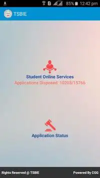 TSBIE m-Services screenshot 2