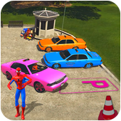 Superhero Taxi Driver: Stunt Racing Games icon