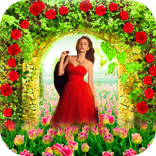 Garden Photo Frames Collage icon