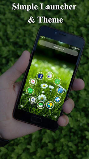 Simple smart launcher, Themes & HD wallpapers screenshot 4