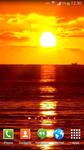 Sunset Ocean Live Wallpaper 3 screenshot 8