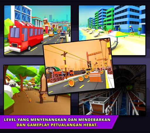 Subway Kiddy Run- Escape From School 3D Race screenshot 6