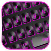 Purple Black Keyboard 10001006