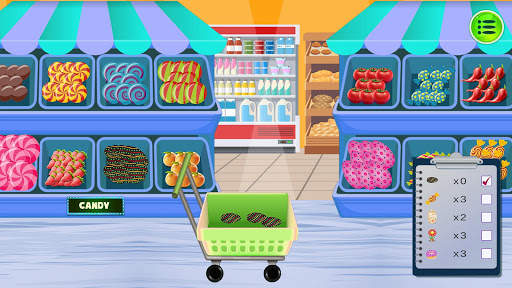 Supermarket Candy Store -Shopping Kids Game screenshot 1