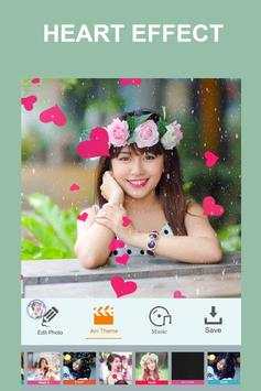 Heart Photo Effect Video Maker 3 تصوير الشاشة