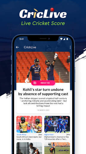 Cric Live Score - Live Cricket Score & Update screenshot 6