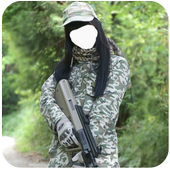 New Woman Army Photo Suit icon
