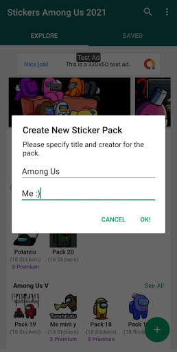 Sticker Among Us for whatsapp 2021 screenshot 5
