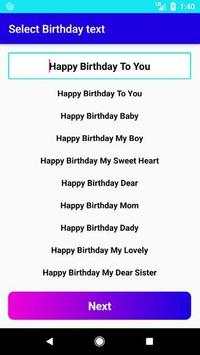 Birthday Song With Name - बर्थडे का गाना screenshot 3