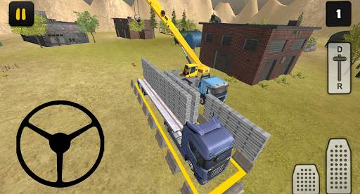 Construction Truck 3D: Prefab Transport screenshot 3