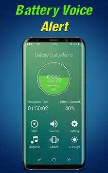 Battery Voice Alert : Battery Charge Sound Alarm скриншот 5
