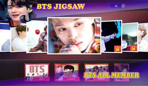 BTS Jigsaw Puzzle Games 4 تصوير الشاشة