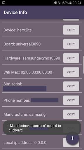 Device Info screenshot 5