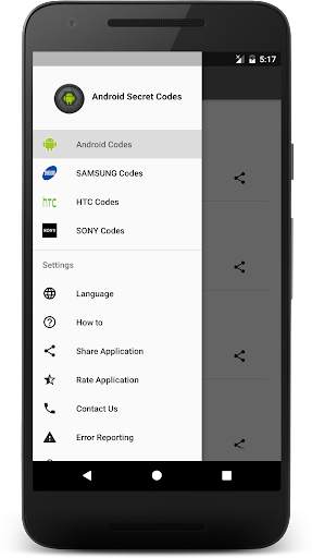 Secret Codes For Android screenshot 2