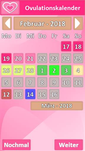 Ovulation App Deutsch screenshot 2