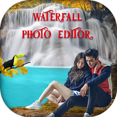 Waterfall Photo Frame 2019 icon