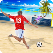Shoot Goal Beach  Soccer World Cup icon