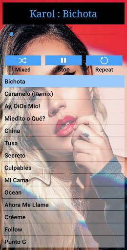 Karol G 2021 Offline [HQ] 40 Songs screenshot 1