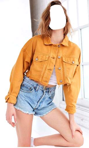Women Jeans Jacket Photo Montage скриншот 13