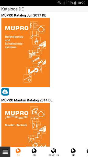 MÜPRO Katalog App screenshot 2