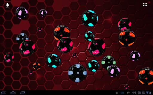 Black Bubble Live Wallpaper screenshot 10