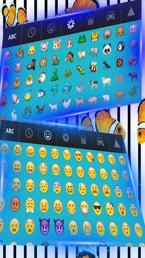 Orange Clownfish Keyboard screenshot 3