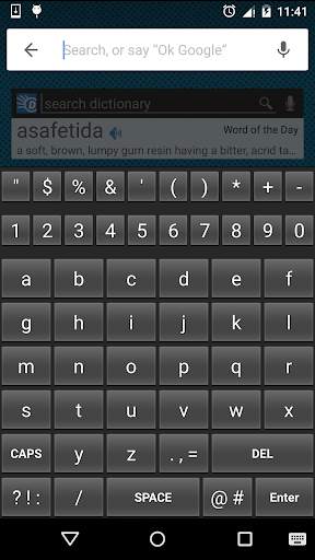 Alphabetical Keyboard screenshot 1