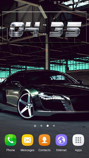 Cars Clock Wallpaper HD screenshot 2