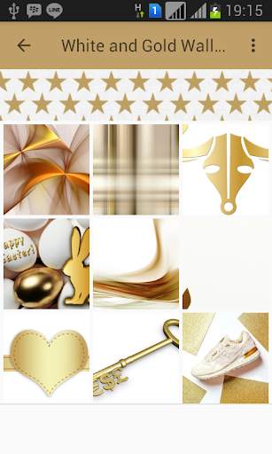 White and Gold Wallpaper screenshot 2