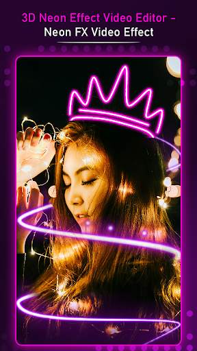 3D Neon Effect Video Editor : Neon FX Video Effect screenshot 3