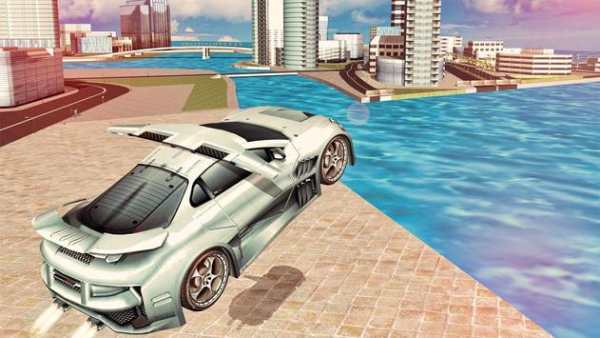 Extreme Car Racing:Flying game screenshot 1