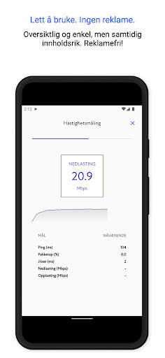 Nettfart mobil for 5G screenshot 2