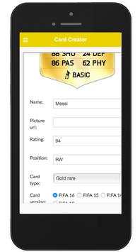 Card Creator Ultimate for FIFA screenshot 4