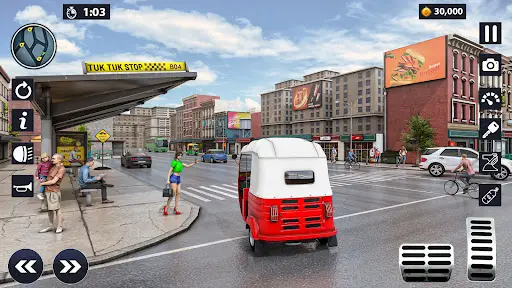 Modern Rickshaw Driving Games screenshot 3
