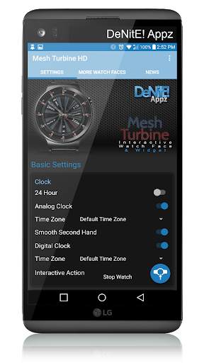 Mesh Turbine HD Watch Face & Clock Widget screenshot 4