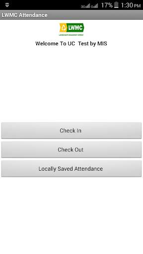 UC Attendance LWMC screenshot 1