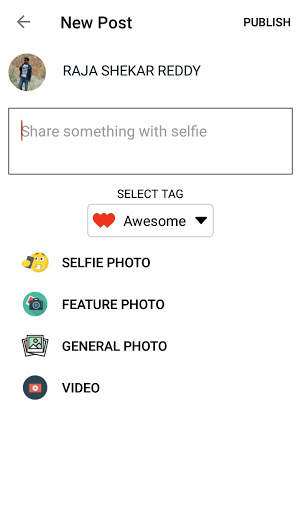 SelfieRide - Short Videos, Photos Sharing App screenshot 1