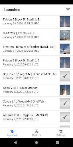 Space Launch 1 تصوير الشاشة