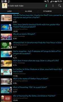 Dr. Zakir Naik Video screenshot 6