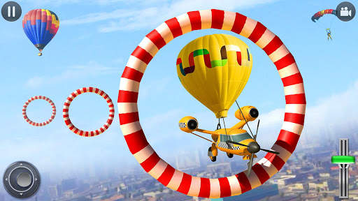 Flying Taxi Simulator: Air Balloon Taxi Driving 3D screenshot 2