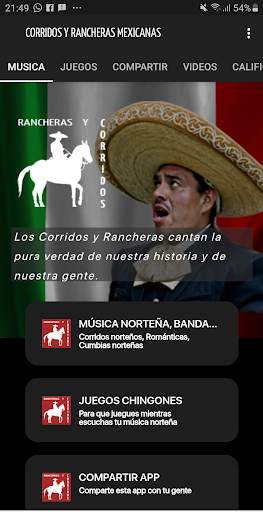 Corridos mexicanos y rancheras screenshot 2