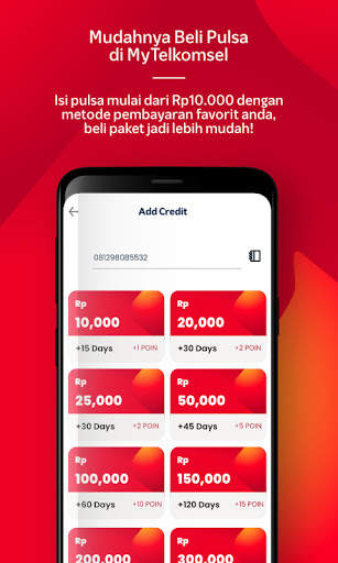 MyTelkomsel - Beli Pulsa/Paket & dapat kuota 7.5GB screenshot 6