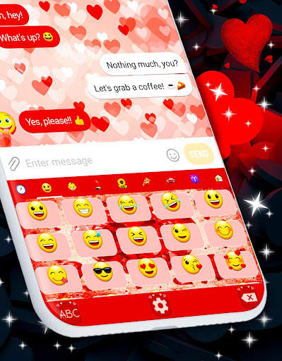 Diamond Heart Keyboard ❤️ Free Love Theme स्क्रीनशॉट 5