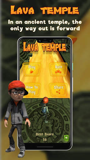 Lava Temple - A Jumping Game screenshot 1