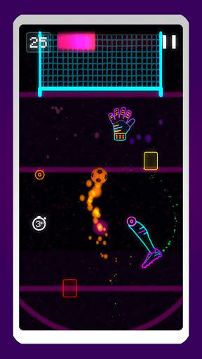 Neon Flick Soccer - Free Kick Game screenshot 5