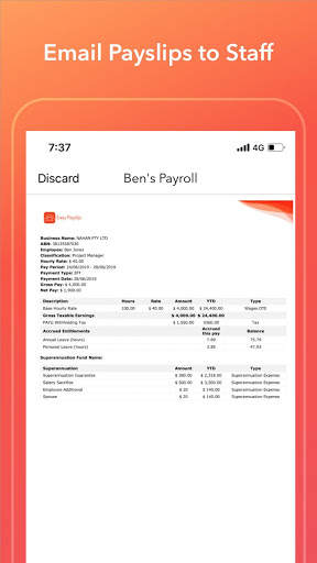 Easy Payslip Payroll STP screenshot 7