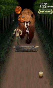 angry bear run 3D screenshot 2